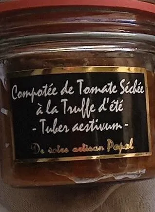 Compotée de tomate séchée a la truffe d'été