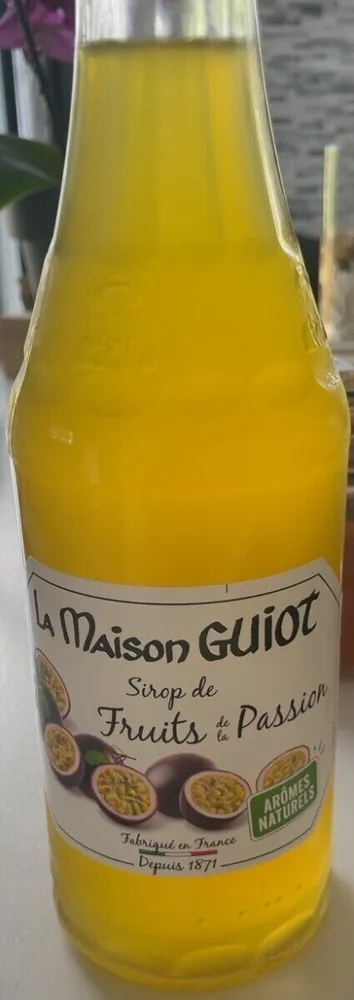 Sirop fruits de la passion