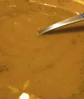 Crema de guisantes con beicon
