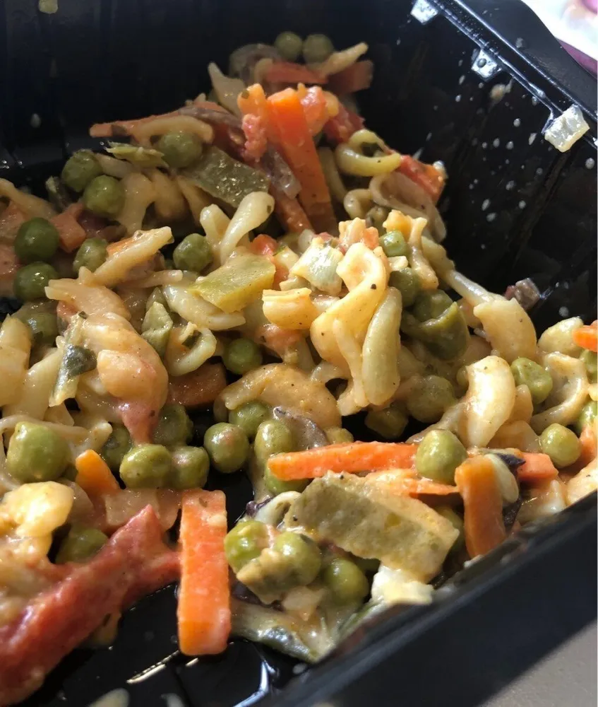 Pasta cremeux aux légumes