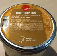 Fusilli curry coco
