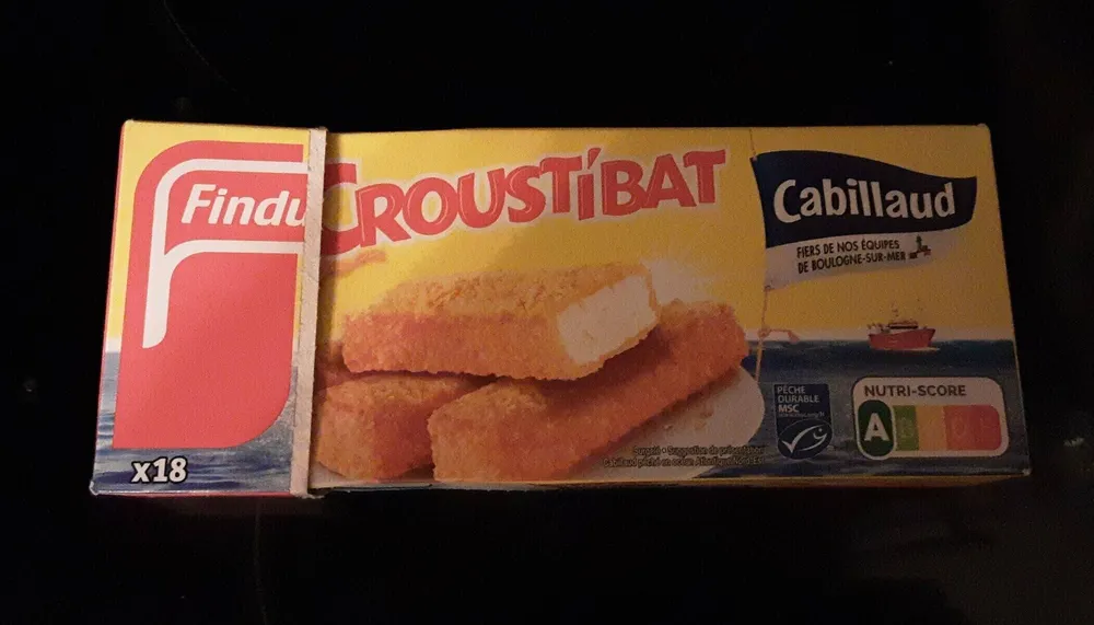 Filet de cabillaud pané