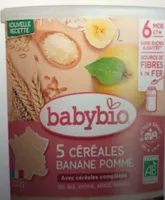 5 ceteales banane pomme
