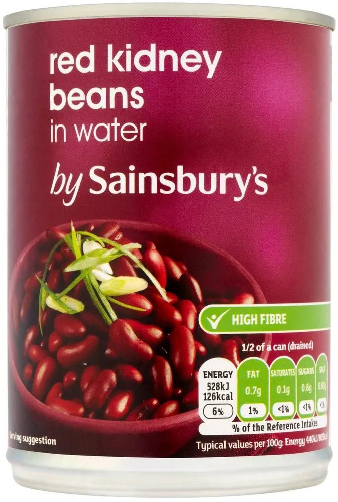 Red kidney beans in water