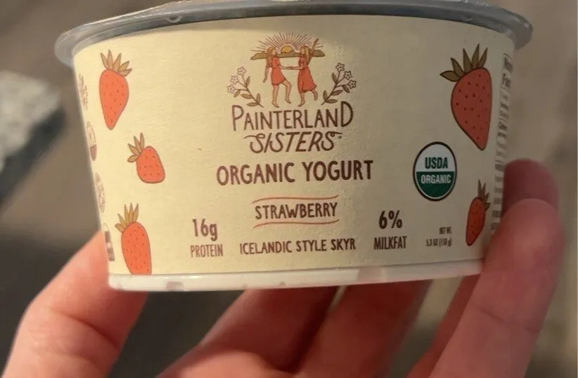Organic yogurt