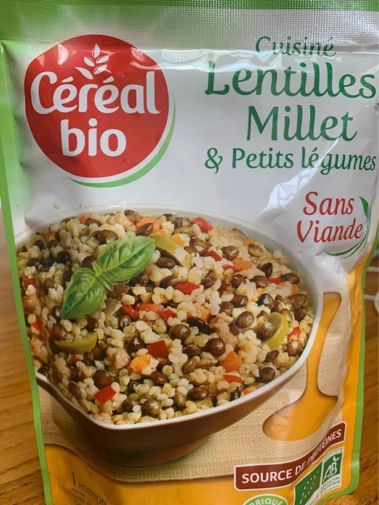 Cuisiné lentilles, millet & petits légumes