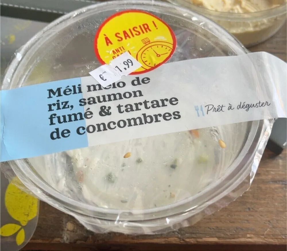 Meli melo de riz saumon