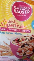 Muesli superfruits