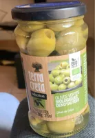 Olives vertes bio denoyautees