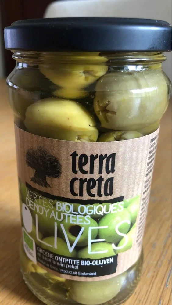 Olives vertes denoyautees