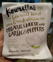 Organic cheese with garlic & peppers