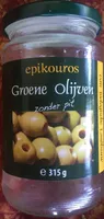 Olives vertes dénoyautées