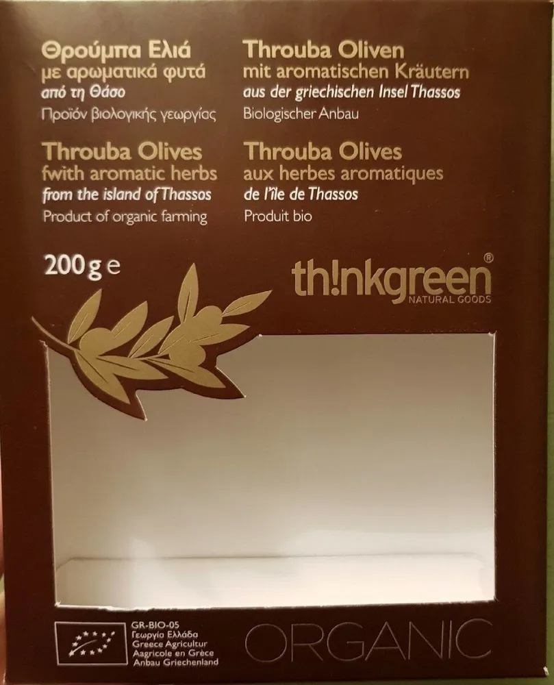 Throuba Olives aux herbes aromatiques