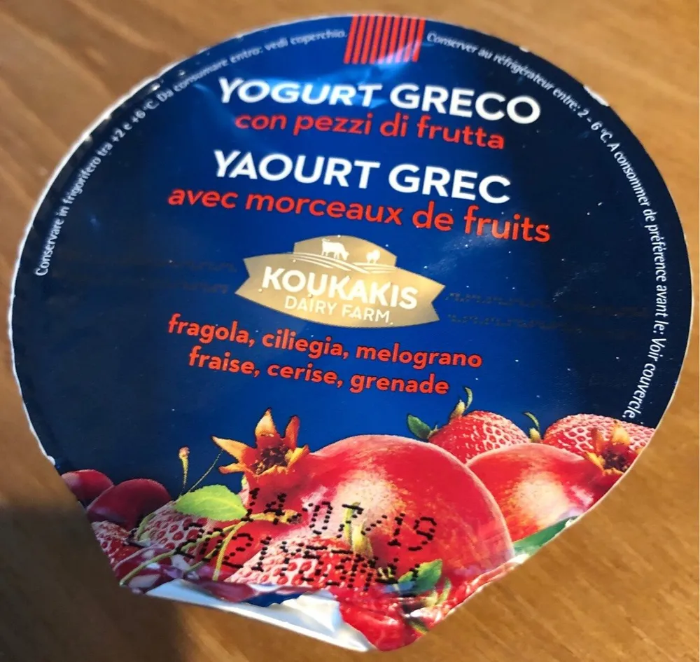 Yaourt Grec aux fruits
