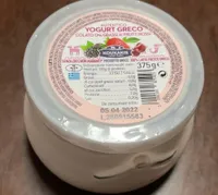 Yogurt greco colato 0% ai frutti rossi