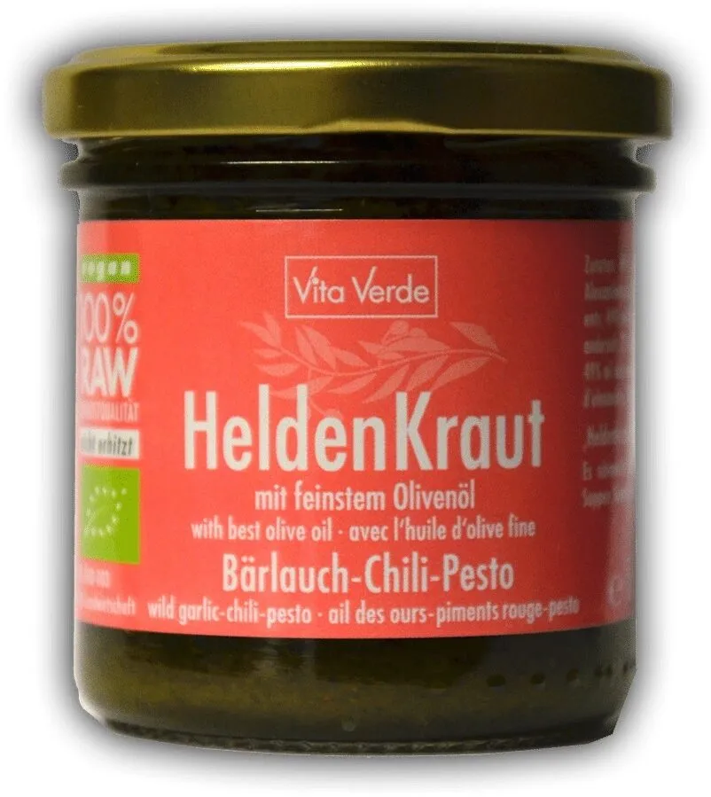 HELDENKRAUT Bärlauch-Chili-Pesto