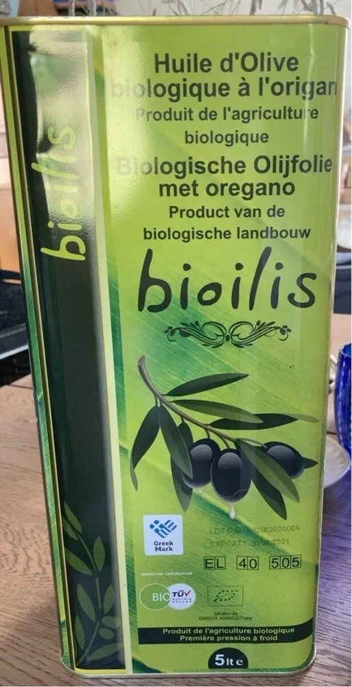 Huile d’Olive biologique à l’origan