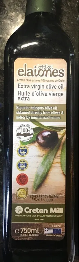 Huile d'olive vierge extra