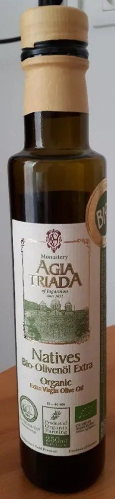 Organic extra virgin oil
