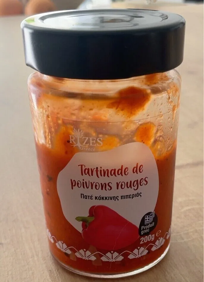 Tartinase de poivrons rouges
