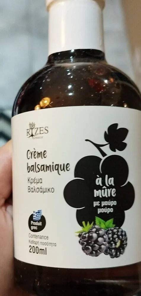Crème balsamique à la mûre