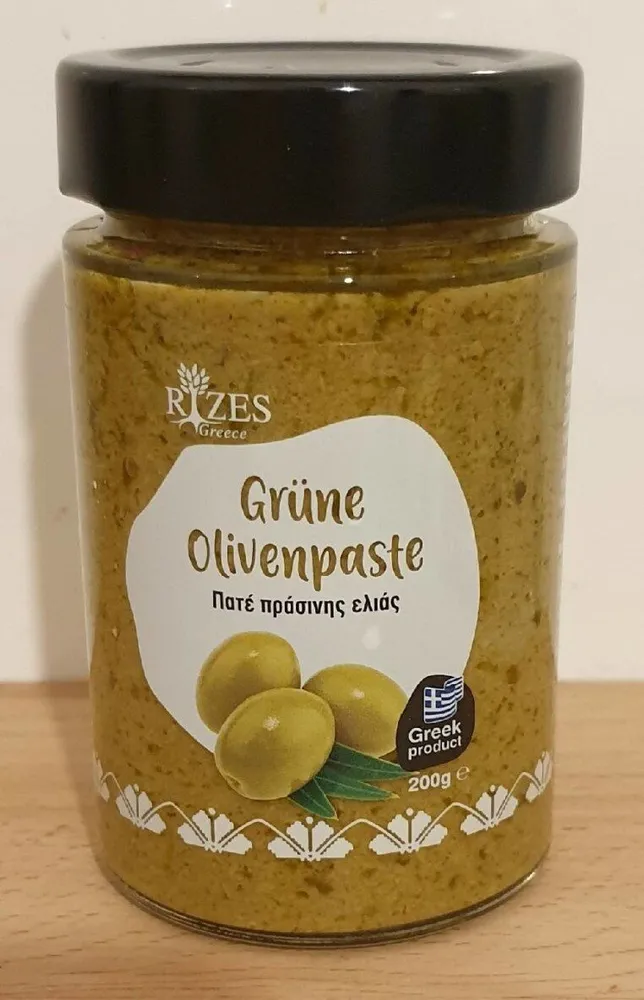 Grüne Olivenpaste