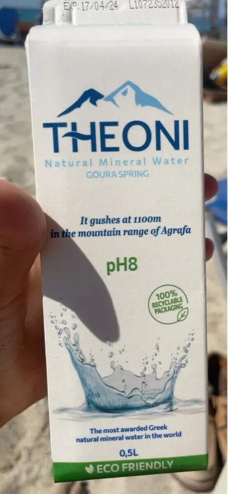 Natural mineral water