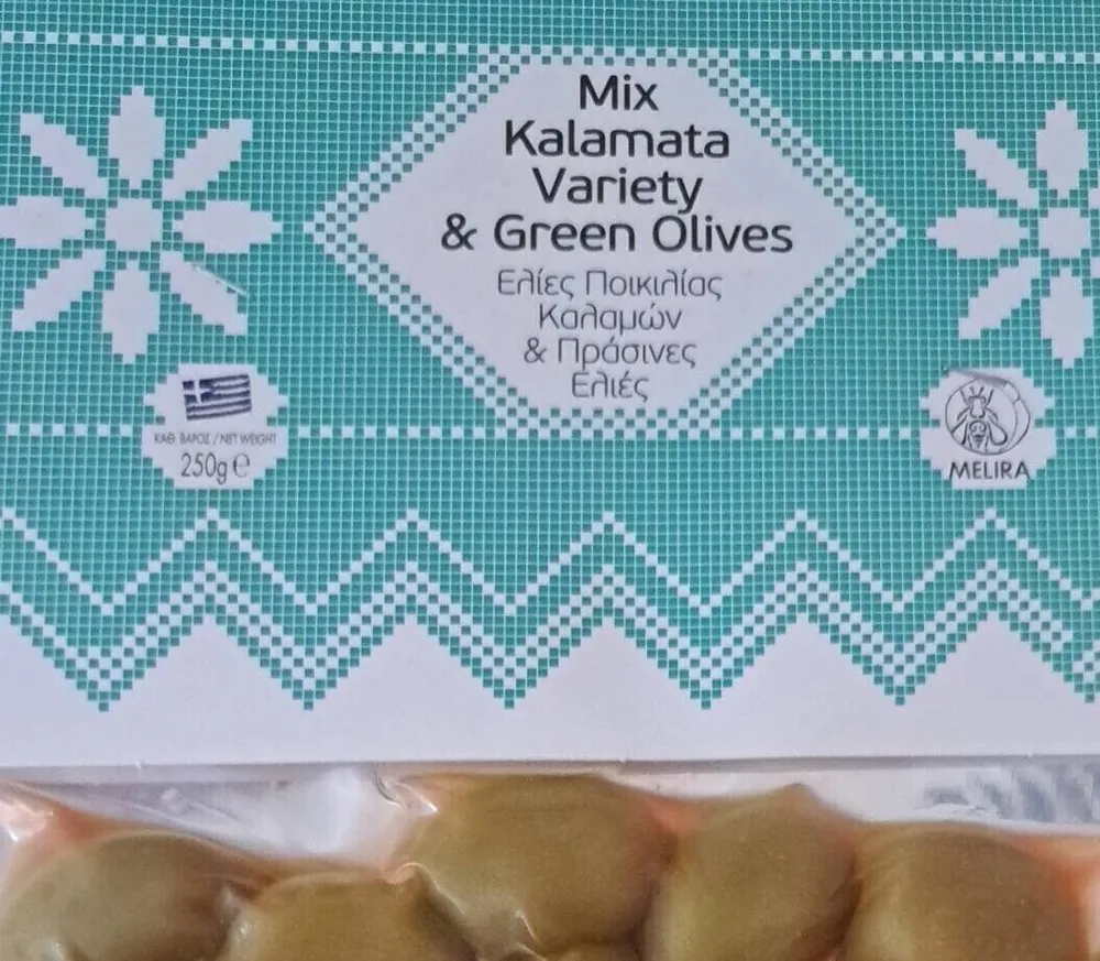 Mix olives vertes
