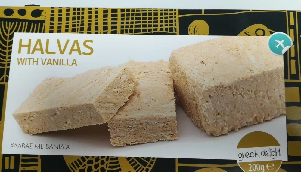 Halvas with vanilla