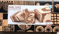 Halvas with chocolate