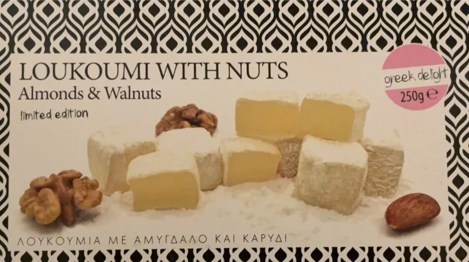 Loukoumi with nuts