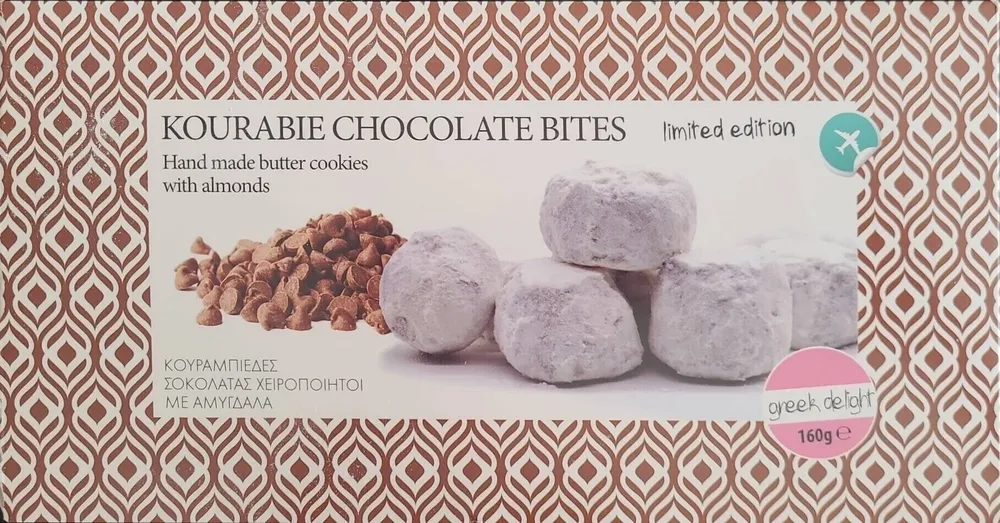 Kourabie chocolate bites