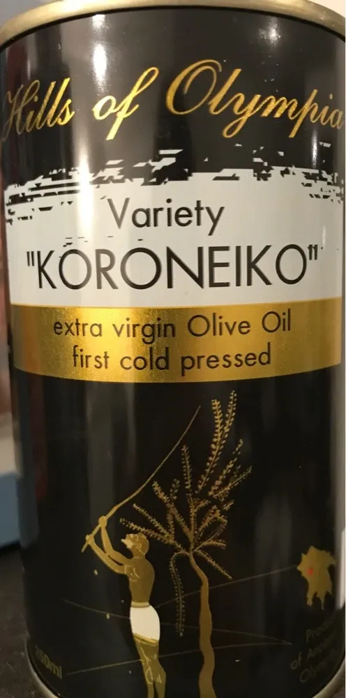 Extra virgin. Koroneiko