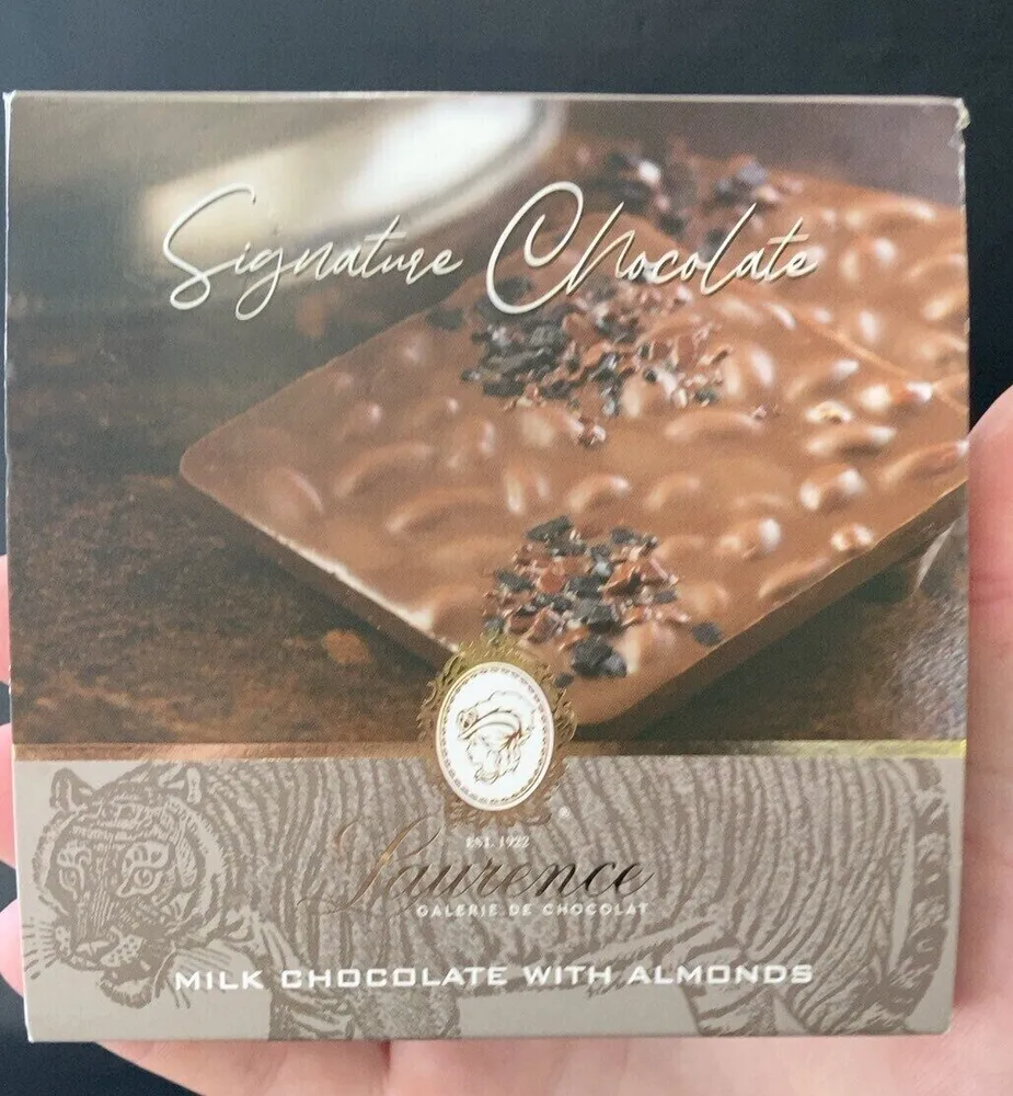 Milk chocolate with almonds