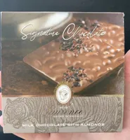 Milk chocolate with almonds