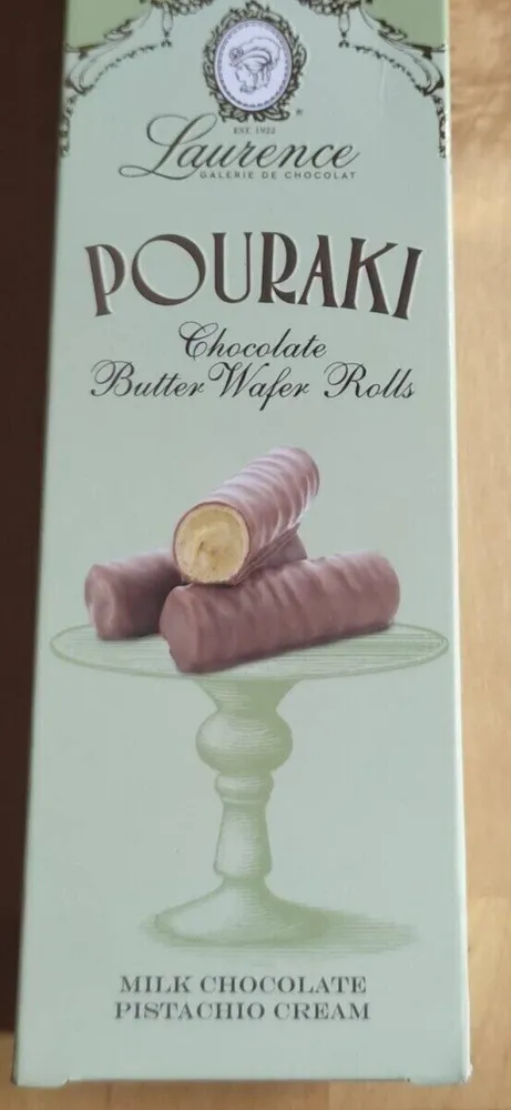 POURAKI - Chocolate butter wafer rolls Imp