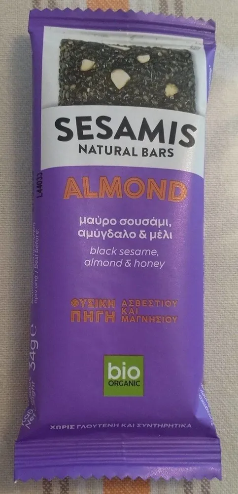 Sesamis Natural Bars Almond