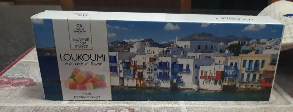 Loukoumi fruit cocktail flavor