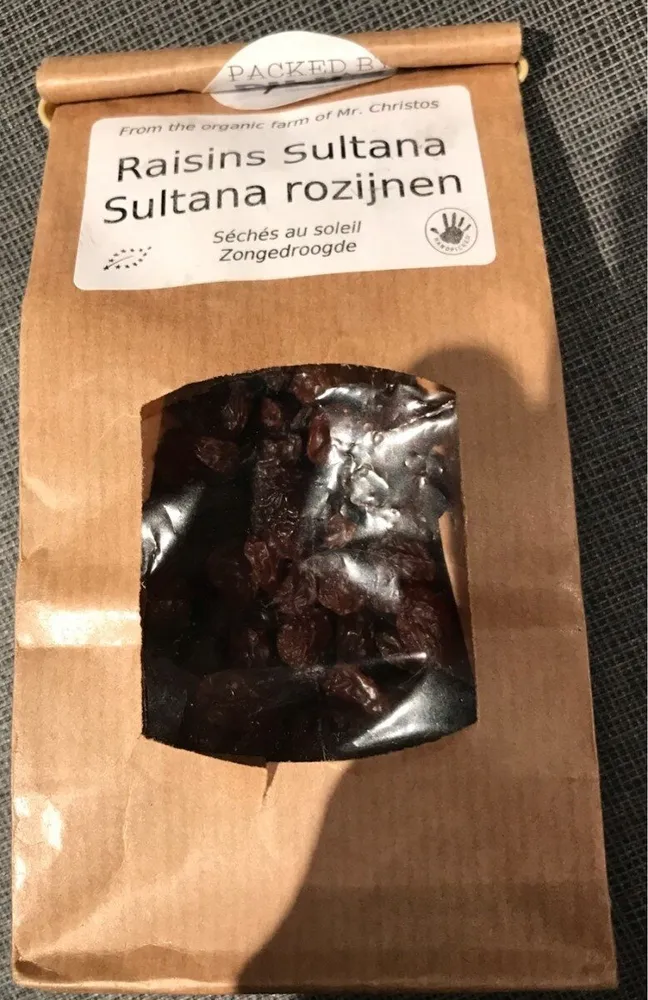 Raisins sultana