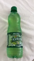 Green ice tea with sweetners
