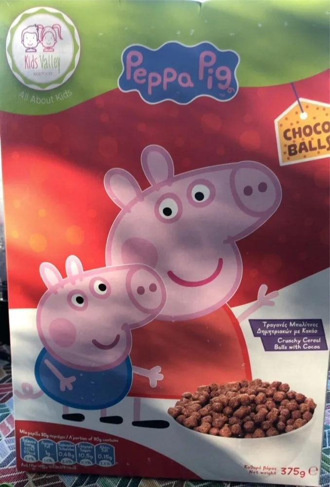 Peppa pig choco balls