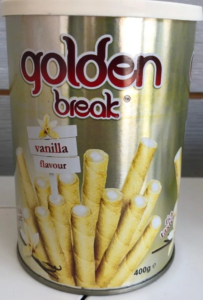 Gaufrette roulée vanille