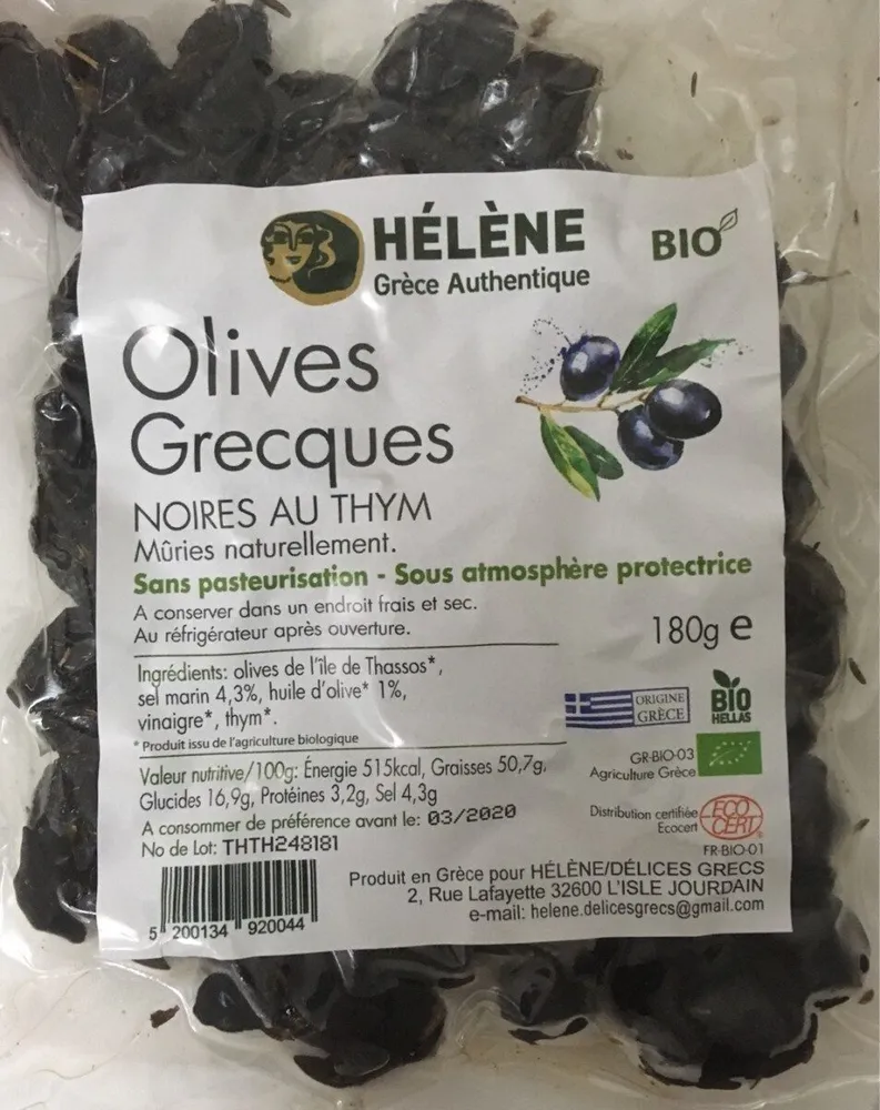 Olives grecques
