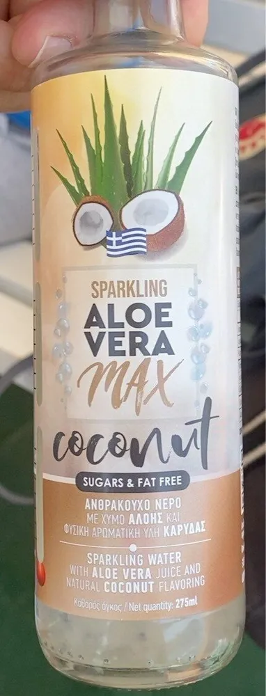 Sparkling aloe vera max coconut