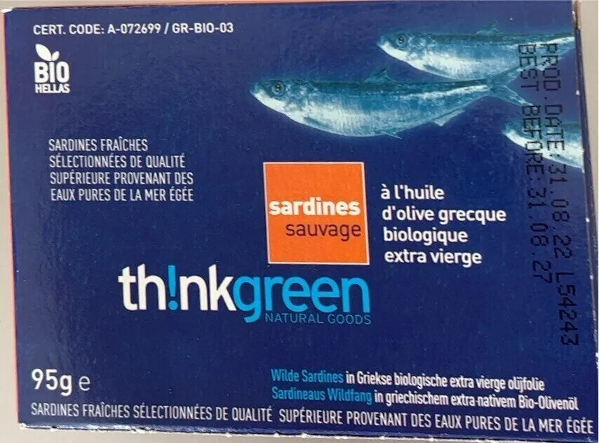 Sardines sauvage
