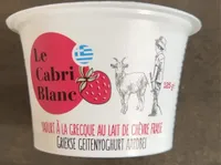Yaourt a la grecque au lait de chèvre fraise