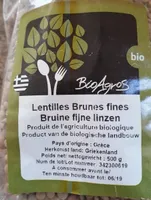 Lentilles brunes fines