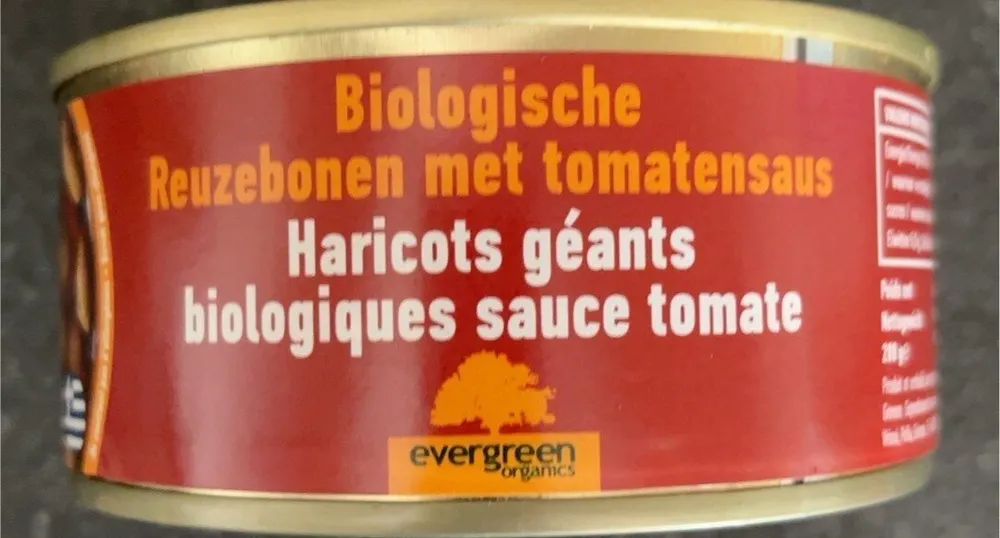 Haricots géants biologiques sauce tomate