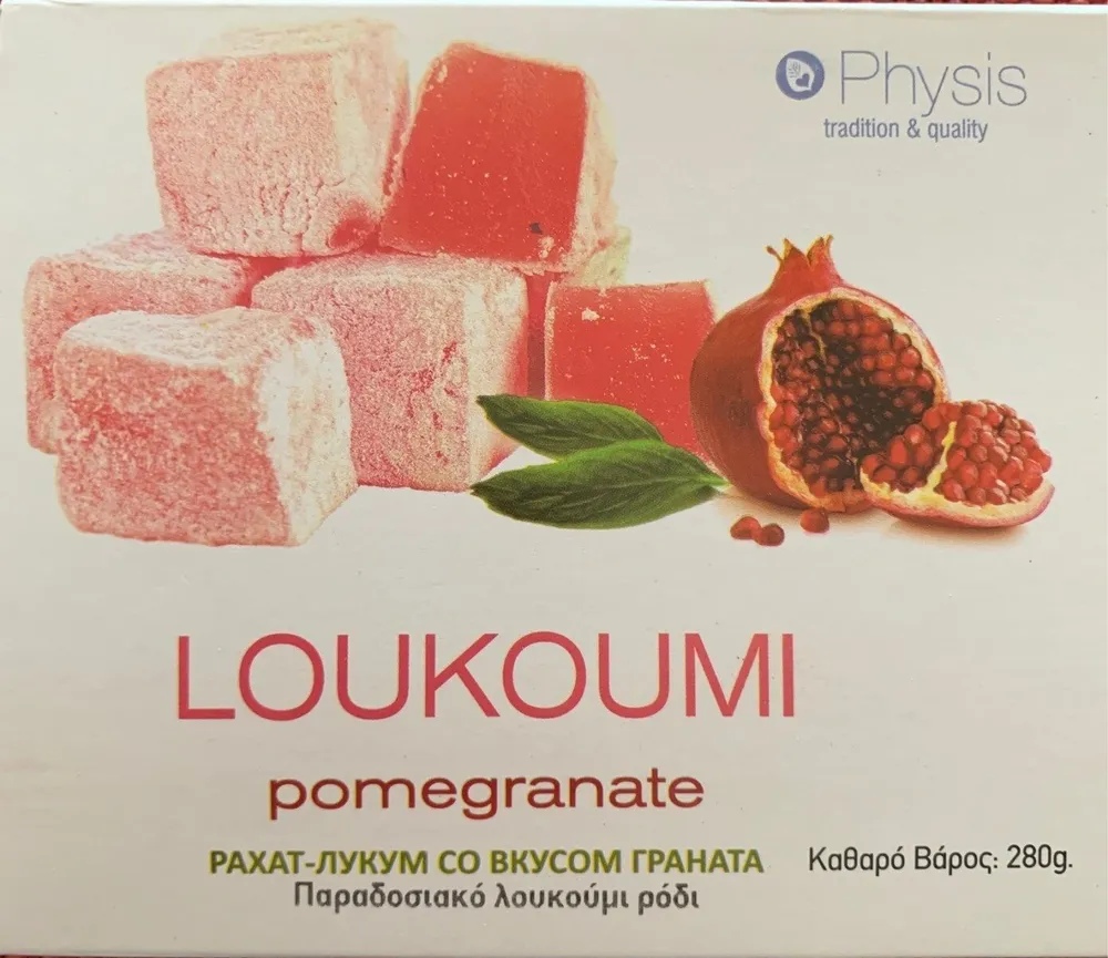 Loukoum pomegranate