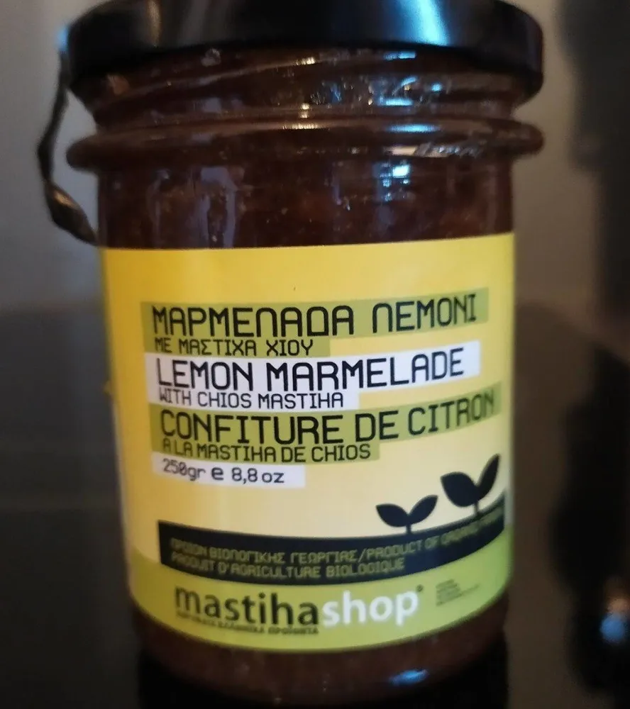 Confiture de citron à la mastiha de Chios